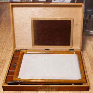 A2大幅三元式堀井誊写版库存新手推油印机印刷机报纸印刷蜡纸油印