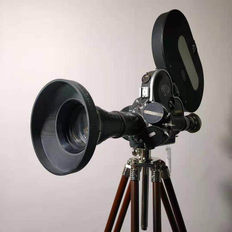 西洋古董德国阿莱arriflex 16毫米16mm电影胶片摄影机带木脚架9品
