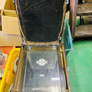 万古牌库存手推式油印机老式印刷设备誊写版老物件文旅摆件收藏