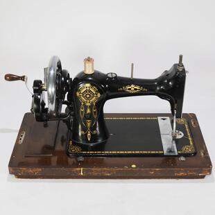 功能正常西洋古董Nelsons尼尔森机械手摇缝纫机老衣车英国1920年
