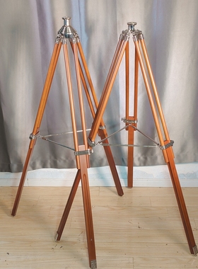 复古实木三脚架老相机自拍机用