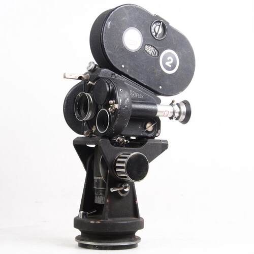 德国古董阿莱 35毫米35mm 电影摄影机 Arriflex 带片夹带云台底座