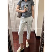 luqi 23寸7分轻盈松紧轻薄透气四面弹运动休闲裤 lulu舒适pull