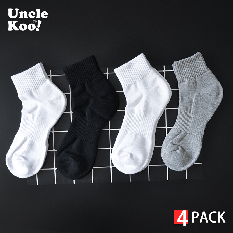 4双跑步健身吸汗防臭减震男袜