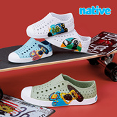 断码 特惠 Jefferson洞洞鞋 native春夏新款 儿童男女亲子沙滩雨鞋