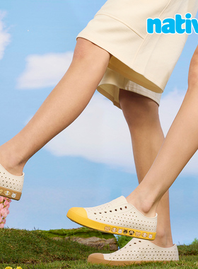 native Jefferson神奇动物超轻软底洞洞鞋男女沙滩鞋亲子凉鞋