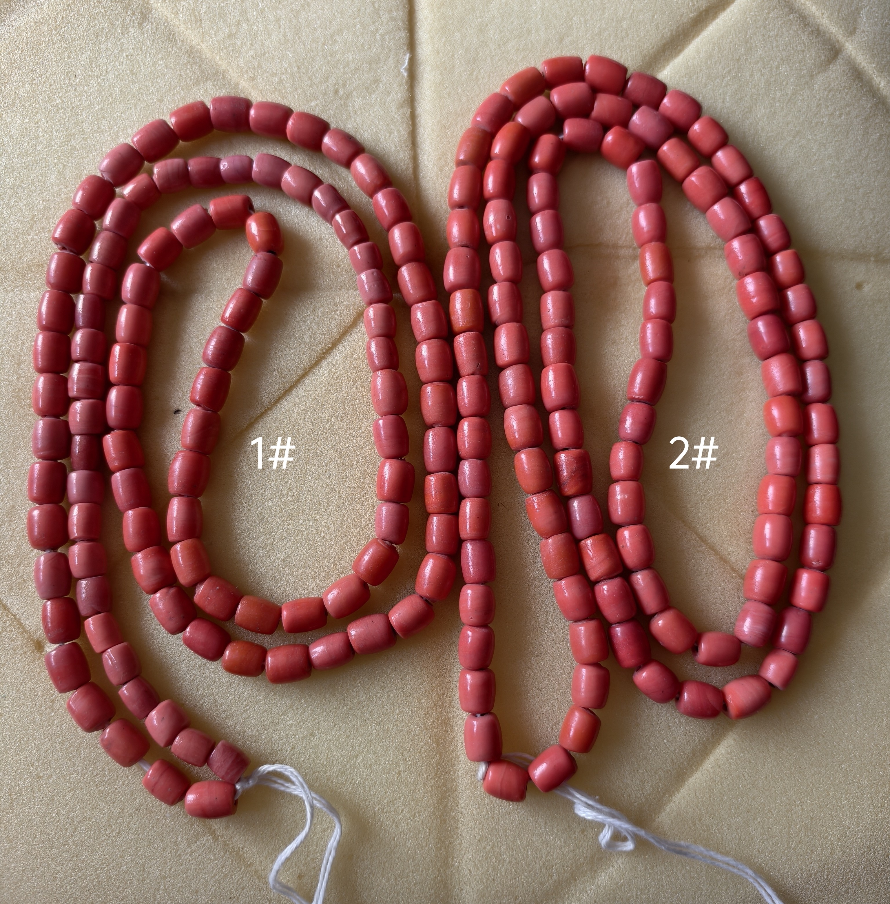 木红鼓形仿珊瑚红老琉璃老琉璃