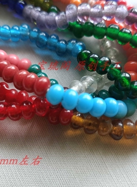 老琉璃珠子中国风项链