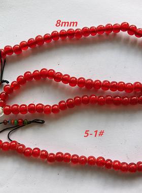 宝琉阁KX05纯手工老琉璃老珠子佛串项链