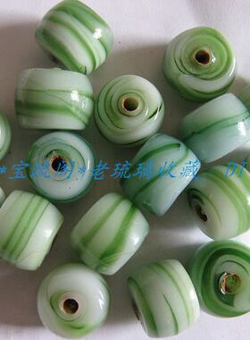 缠丝珠子宝琉阁琉璃扁鼓