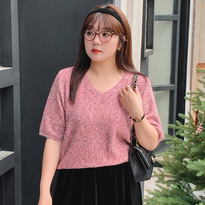 薇薇家梦幻圈圈纱套头V领套头