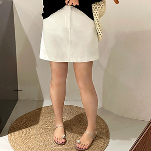 200斤大码 胖mm百搭宽松半身裙 女装 高腰a字裙女包臀半裙2025夏新款