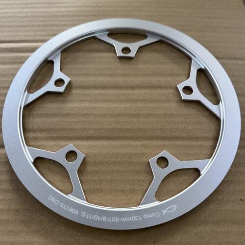 正负齿牙盘折叠自行车圆盘盘片7075 CNC 130BCD 52T 9/10速超轻盘