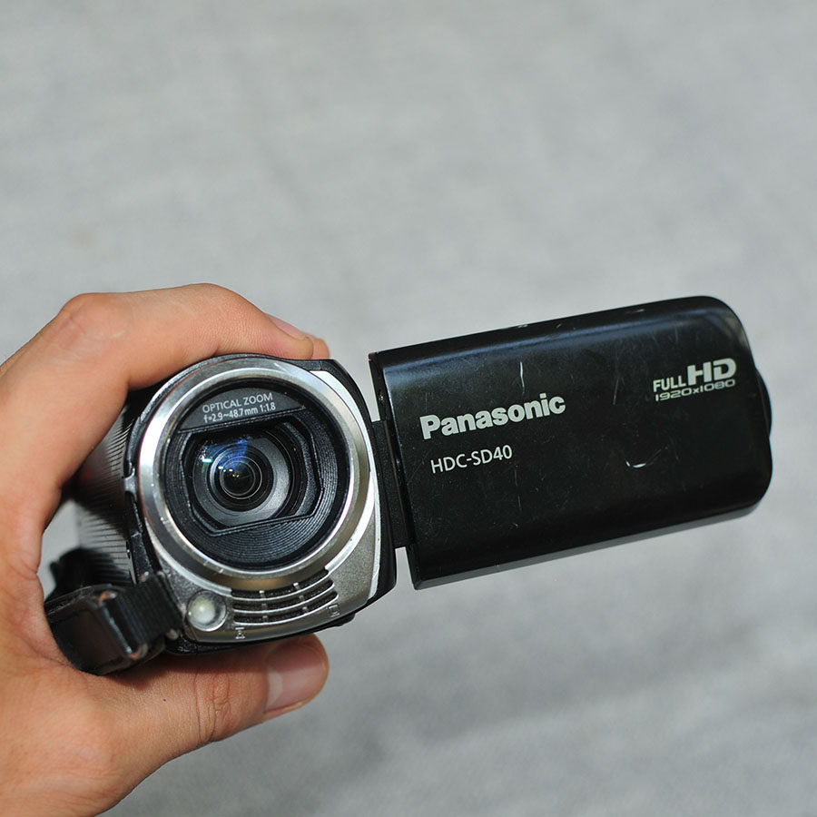 Panasonic/松下 HDC-SD40GK手持摄像机复古dv录视频拍照都可以