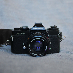 美能达dx7 50mmf1.7定焦镜头套机复古135单反胶卷相机
