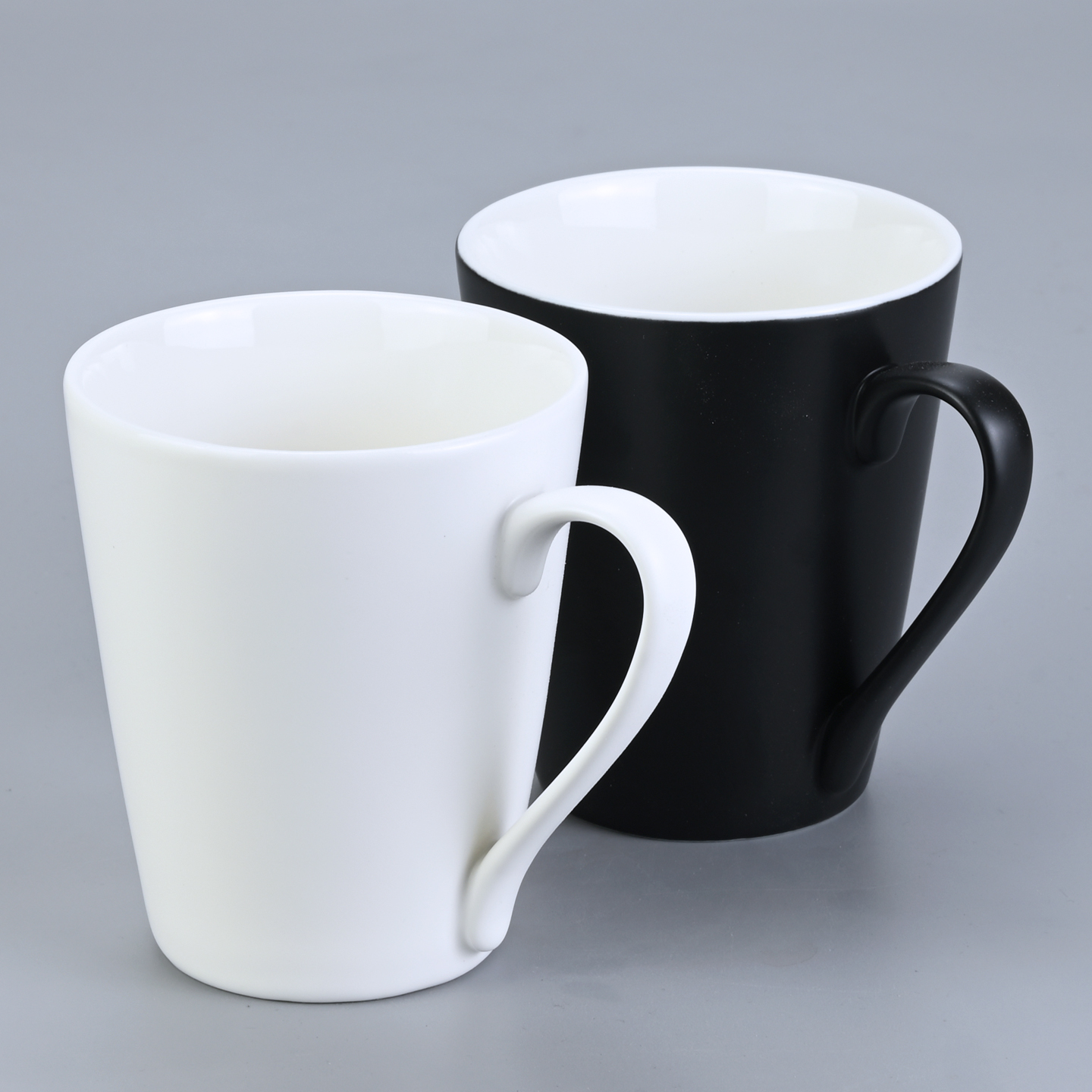 陶瓷马克杯带把手会议杯定制Logo