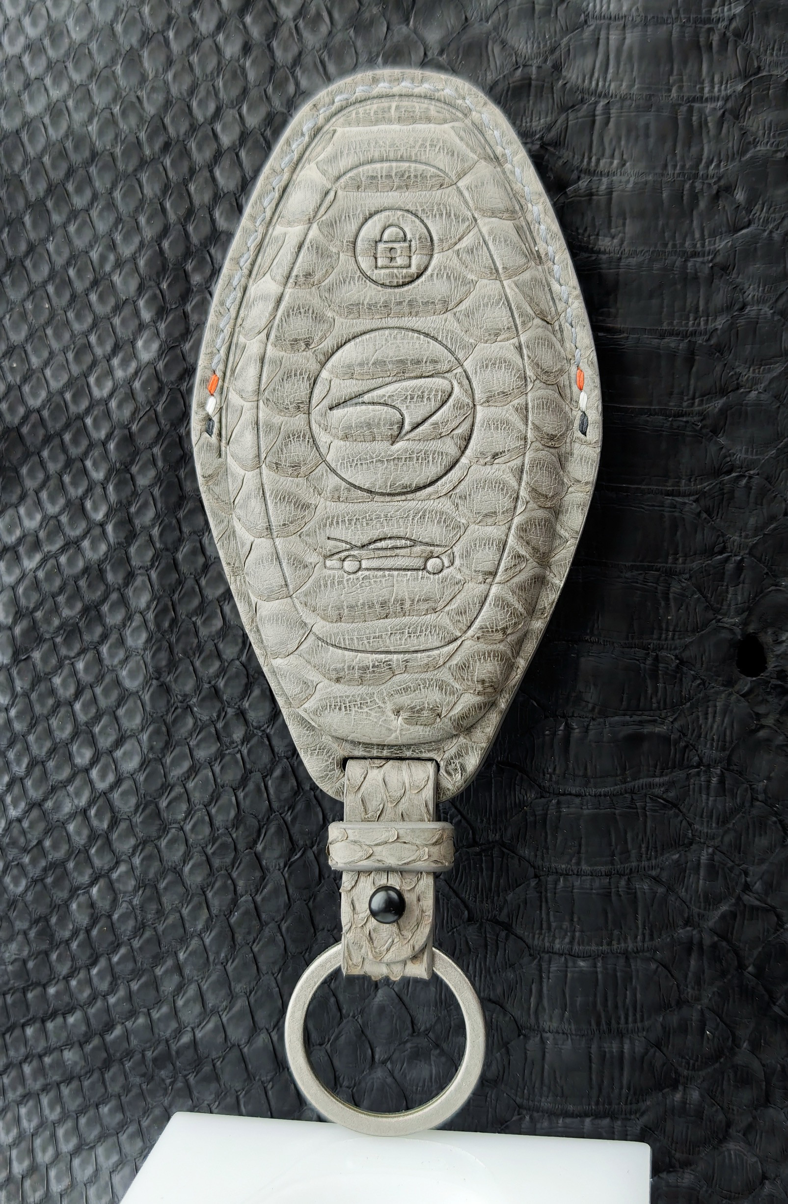 适用于迈凯伦mclaren 600lt真皮汽车钥匙套高端手工定制钥匙包