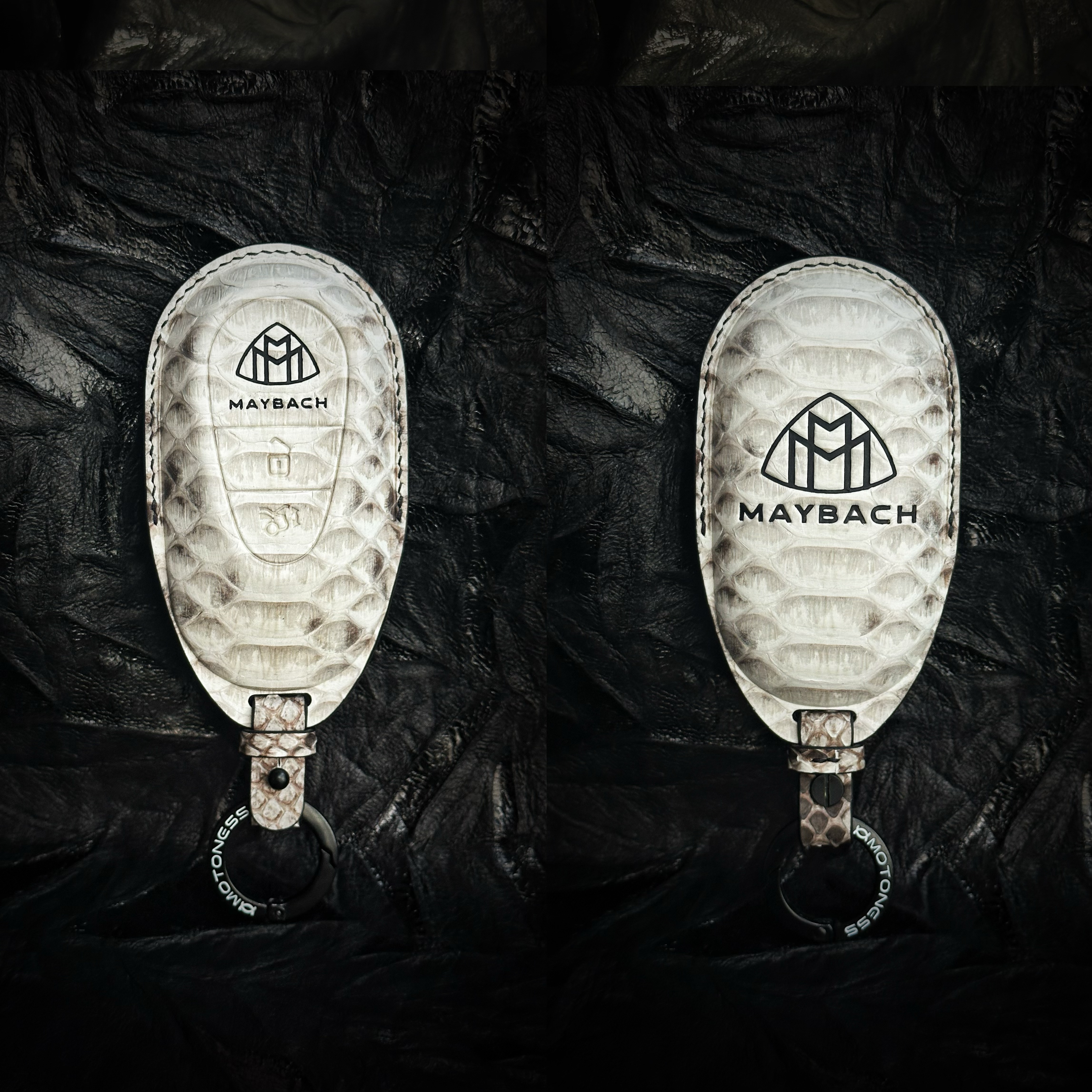 适用迈巴赫Maybach手工定制真皮汽车钥匙保护套/送人/礼物/情侣款