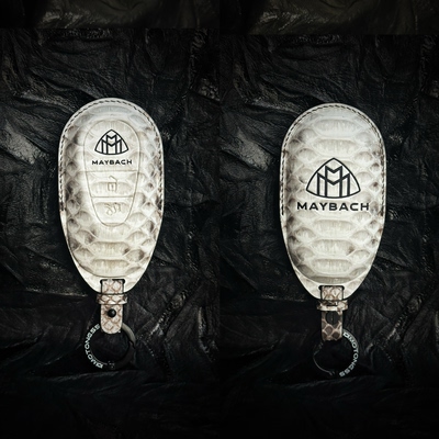 适用迈巴赫Maybach手工定制真皮汽车钥匙保护套/送人/礼物/情侣款