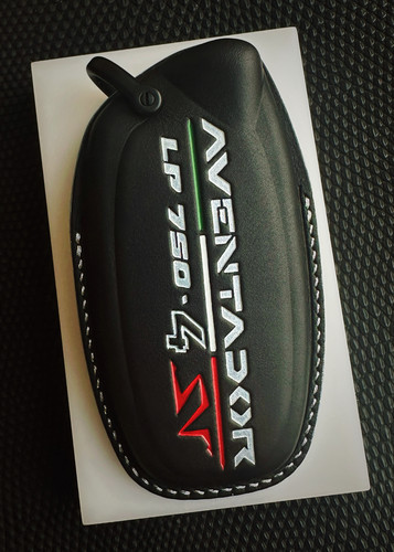 适用兰博基尼Lamborghini Aventado LP750-4SV手工定制真皮钥匙套