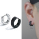 欧美创意钛钢耳钉男个性 简约弧形耳骨钉耳环女耳饰2026新款 潮耳坠