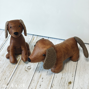 外贸欧式 饰摆件沙包挡门阻风防撞 创意动物布偶摆设门档小狗玩偶装