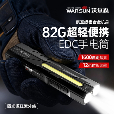 沃尔森t9pro强光便携灯手电筒