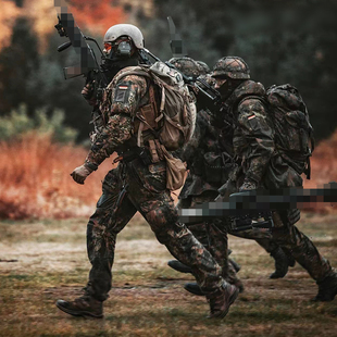 道具服 德国斑点蛙皮国产长裤 军迷武GEN3德斑迷彩单裤 G3蛙服战术裤