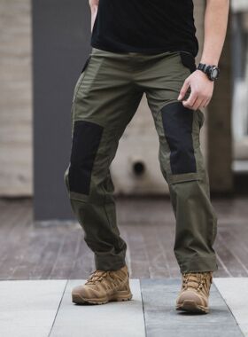 军迷户外TR黑拼灰强袭作战裤sp2战术长裤黑灰RG绿色裤强袭作训裤