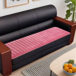 简约纯色毛绒防滑垫子水晶绒坐椅垫木质办公室皮沙发垫四季 通用款