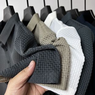 半袖 夏季 领纯色保罗滑料polo衫 网眼冰丝短袖 男衣服 t恤男衬衫