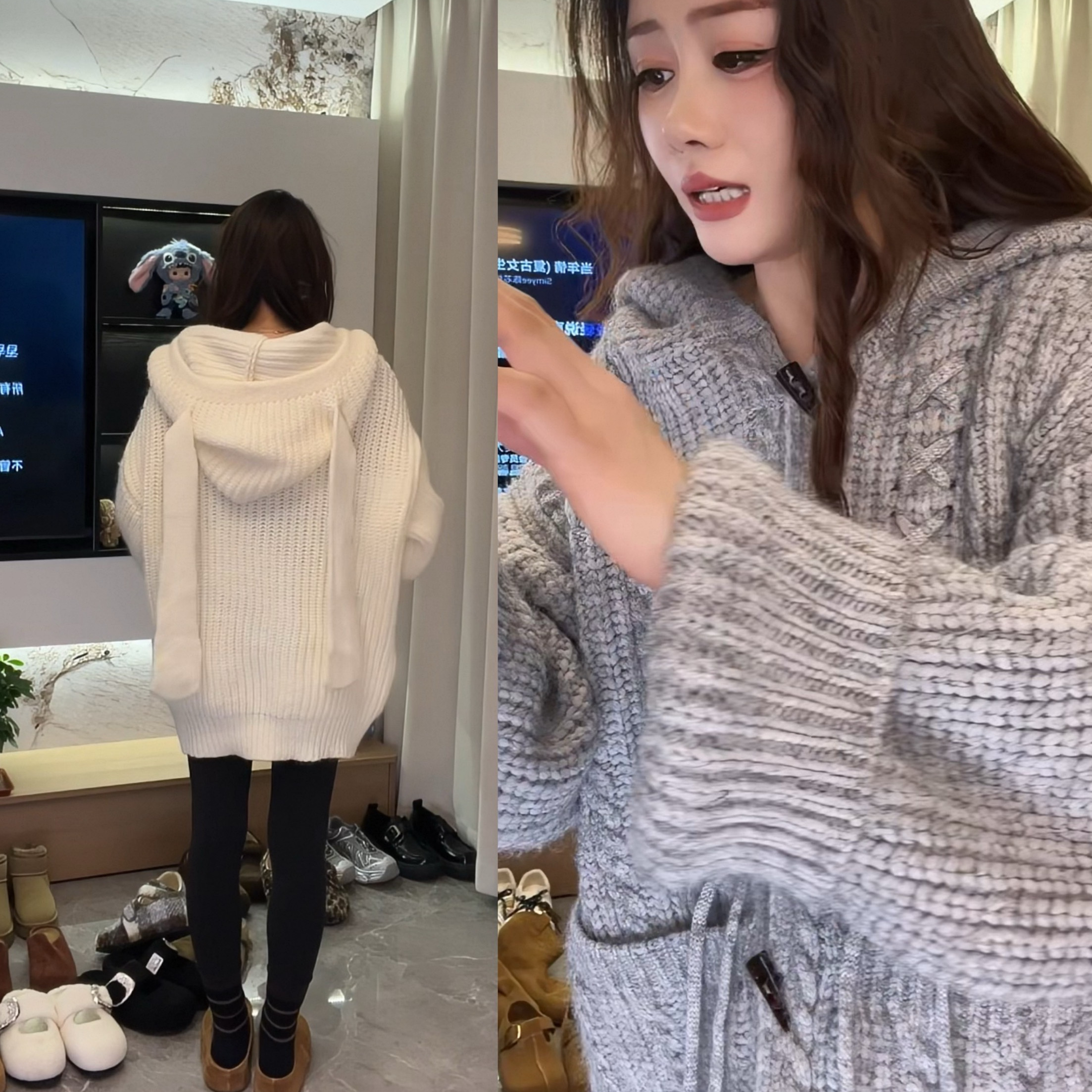 10羊毛手工扣羊毛开衫0729