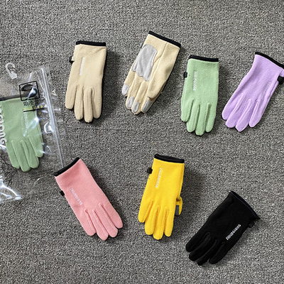 公司外贸单跑量福利仅19.8秋冬儿童中大童学生防寒保暖摇粒绒手套