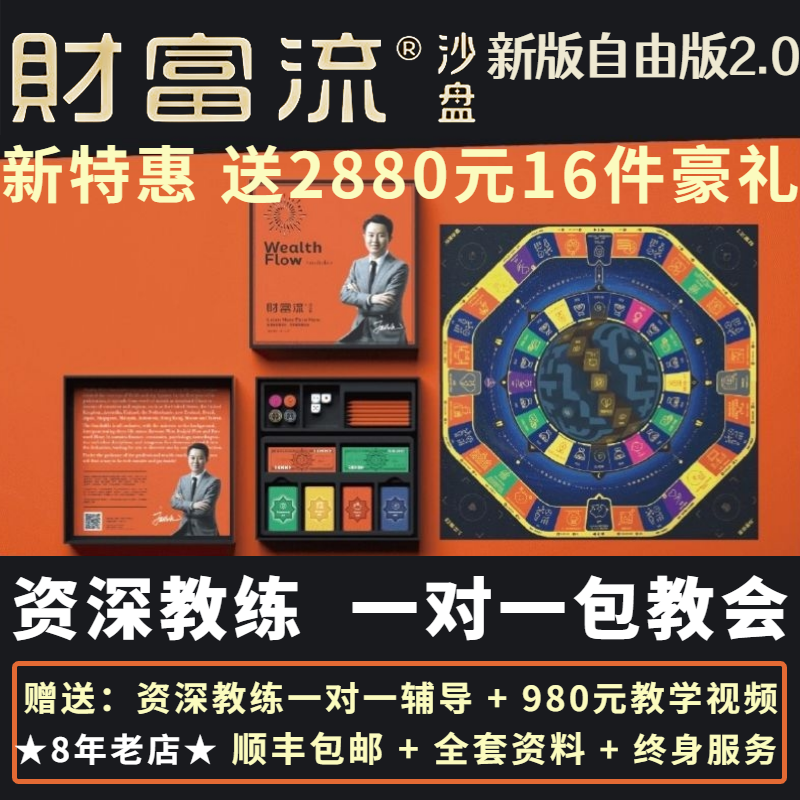 0自由版财商教具富爸爸现金流游戏升级桌游