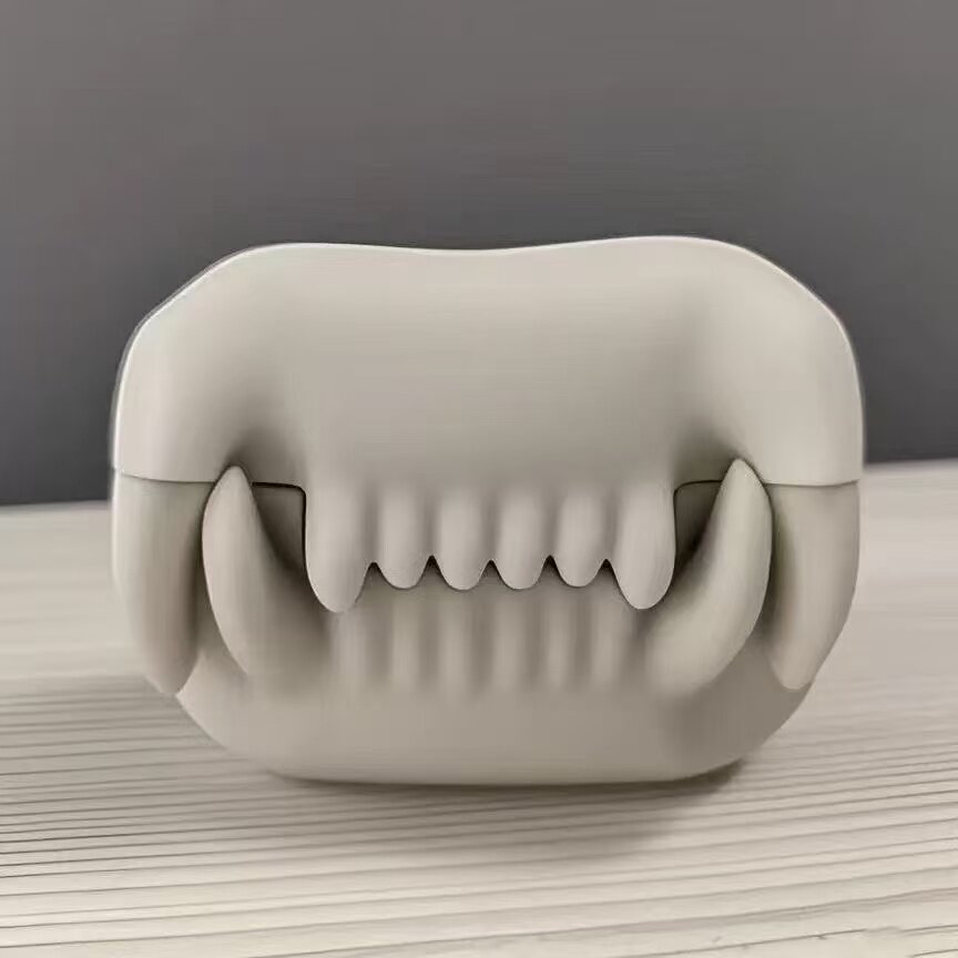 异形牙齿 适用于AirPods4保护套 苹果耳机套pro3三代第四代降噪款 耳机壳 硅胶软壳 防摔保护壳