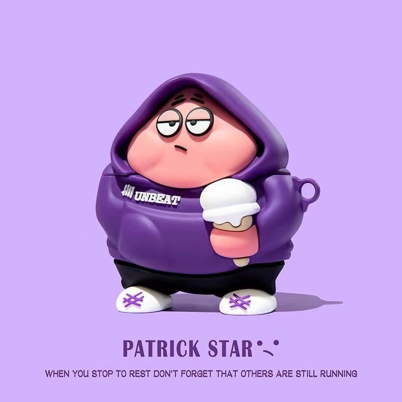 卫衣派大星 适用于AirPods4保护套 苹果耳机套pro3三代第四代降噪款 耳机壳 硅胶软壳 防摔保护壳