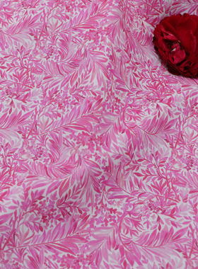 Wallace Gardren 80支平替LIBERT长绒全棉数码印花布料面料女服装