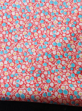 Moroccan Flowres80支LIBERTY利伯缇府绸高支全棉布料面料服装