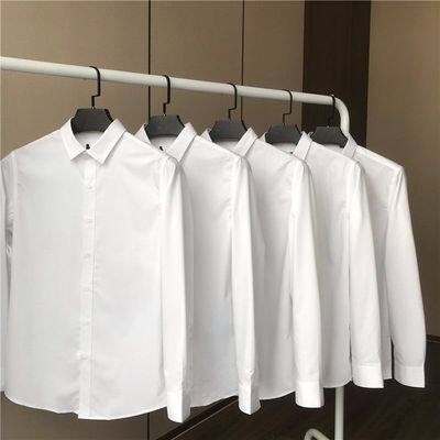 样板房衣帽间衣柜展厅展示白衬衣挂样摆件便宜白衬衫拍照演出男女