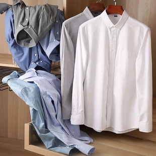 样板房衣帽间衣服样品样板间衣柜摆样白衬衫 挂饰白衬衣男 展厅软装