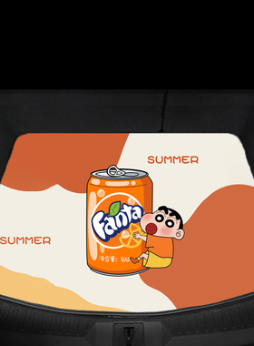 蜡笔小新专车定制后备箱垫子尾箱大众ID4X迈腾速腾CC途观L高尔夫