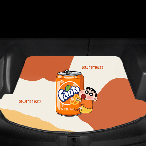 蜡笔小新专车定制后备箱垫大众