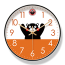 易普拉8014挂钟客厅钟表简约熊本熊家用时钟表现代静音扫秒石英钟