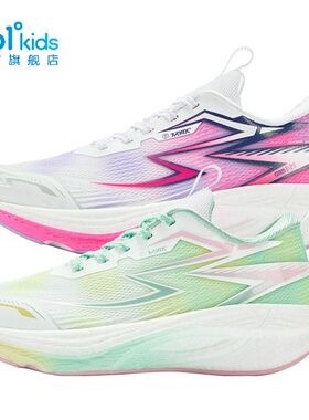 361°飞戈1.0SE女童竞速跑步鞋网面新品2025冬抑菌跑鞋K82543544