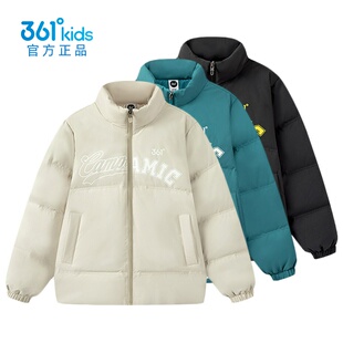 361°男童防水羽绒服立领新品2025冬面包服儿童三防外套K52543905