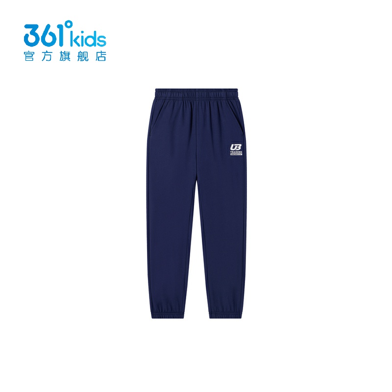 361°男女童针织加厚长裤纯棉新品春秋冬季学生运动裤子N32411501