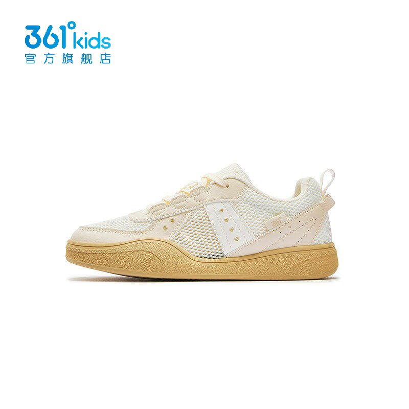 361&deg;女童网面滑板鞋新品2026夏秋儿童魔术贴运动鞋轻便K82623712