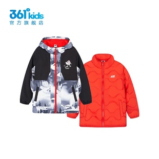 361°男童上衣两件套新品冬季防风中小童羽绒服风衣K52344602