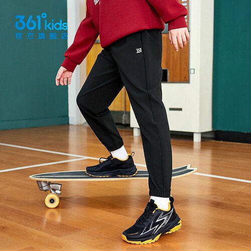 361°男女童速干长裤新品2025秋夏儿童束脚跑步运动裤子N32531702