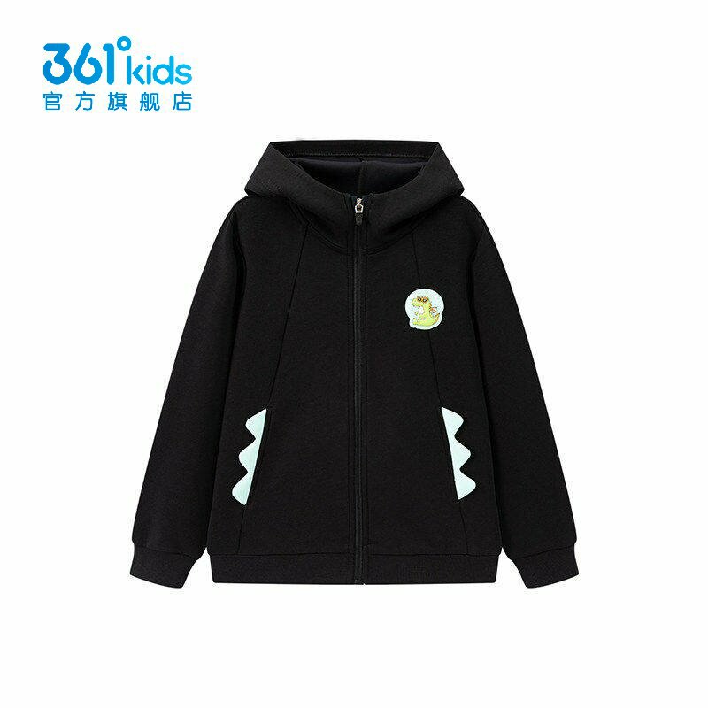 361°男童连帽针织外套新品2026秋春小童恐龙运动服保暖K52634603图片
